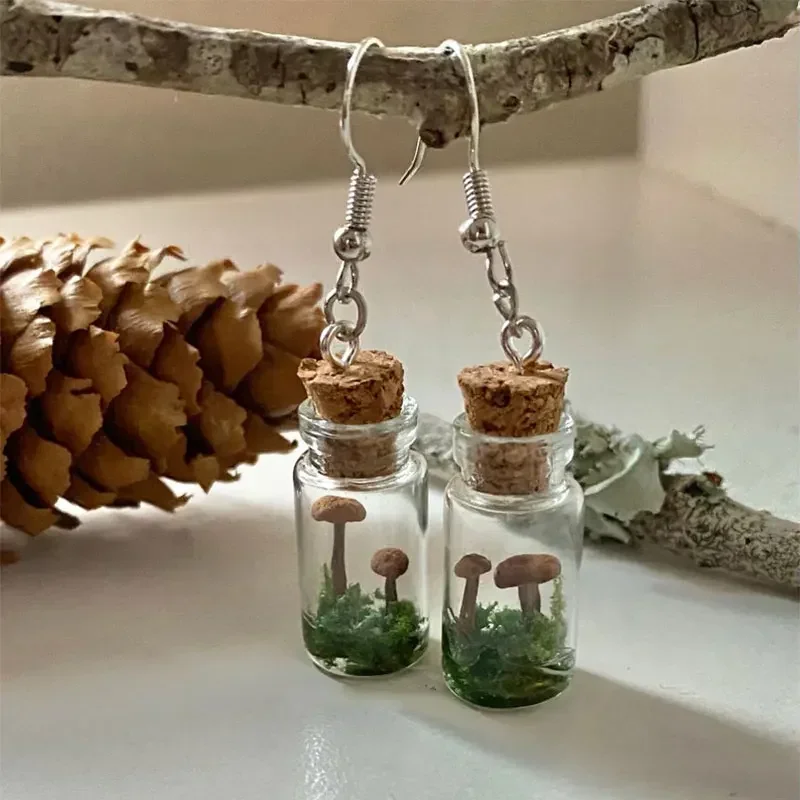 أقراط الفطر الحقيقي جرة/زجاجة  - مراجعة Preserved Moss Sheet وسعره
