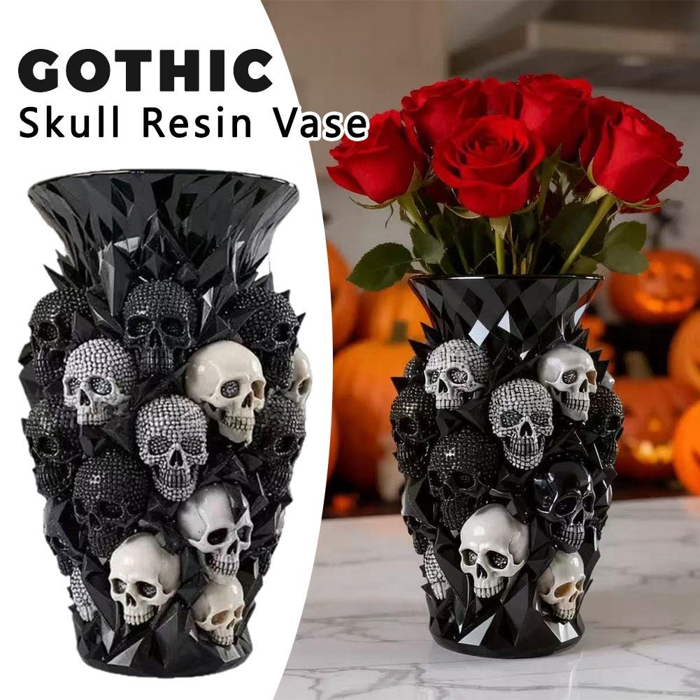 مزهرية راتنجية على شكل جمجمة ق - مراجعة Florist Supply Vases وسعره