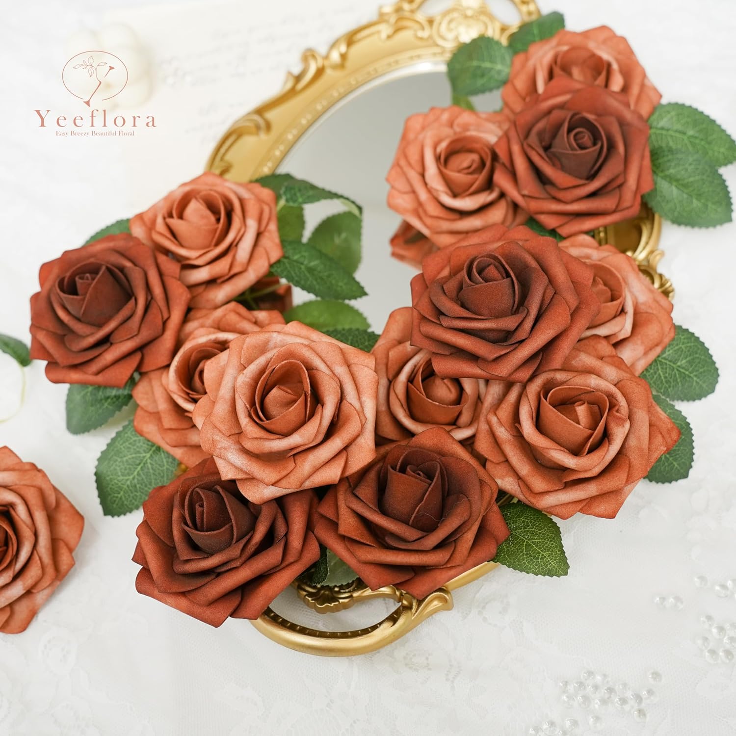 25 قطعة من الورد الاصطناعي لتر - مراجعة Florist Supply Bulk وسعره